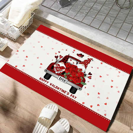 Usupdd Valentine S Day Carpet Love Living Room Bedroom Doormat Holiday Floor Mat Gift Mat UsupddWFF220811-5330