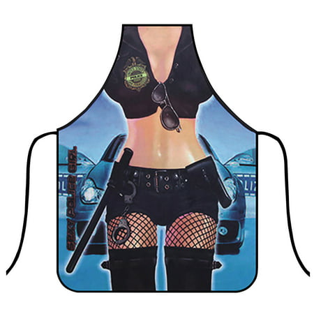 Zpjjj4#6504 1Pc Adult Household Kitchenapron Fun Printing Household Cleaning Apron P#6504 FR7