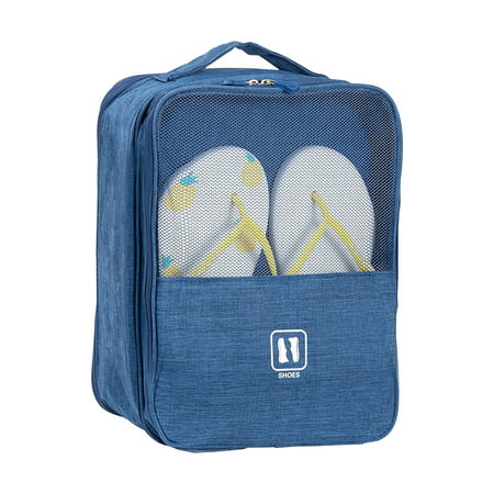 MIANHT Travel Shoes Bag Waterproof Storage Shoes Pouch Holds 3 Pairs of Shoes for Travel and Daily Use Sky Blue AA-*5954