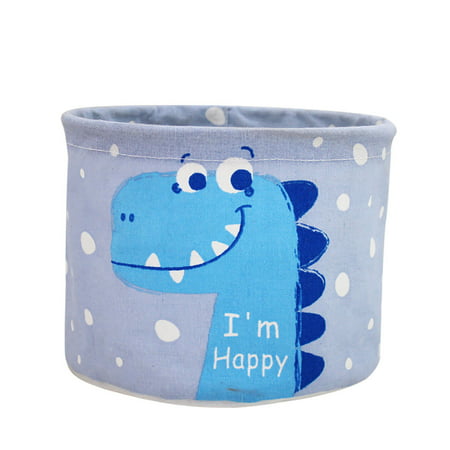 Buodes Cartoon Fabric Waterproof Foldable Cosmetic Desktop Storage Basket