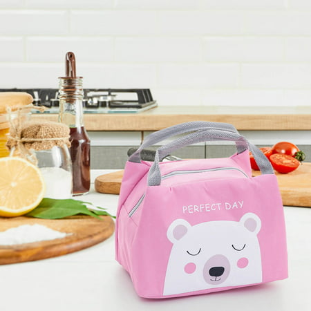 Usupdd Oxford Cloth Lunch Bag Outdoor Picnic Bag Portable Lunch Bag Bento Bag Heat Preservation Bag Ice Bag WAA220811-3619