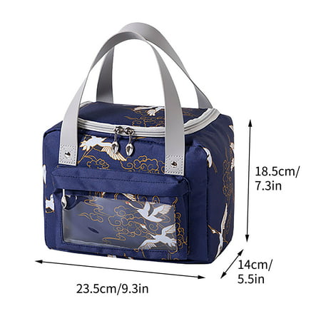 FengLS Lunch Bag Bento Insulation Bag Outdoor Picnic Bag Japanese Lunch Box Bag Ice Bag Lunch Bag Bento Bag 09-Decor-10A#7681 Ideal Gift Lunch Bag Ben
