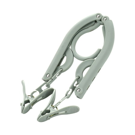 Miximx Multifunctional Portable Folding Plastic Hanger with Clip for Travel Folding - New Novel Multifunctional Portable Folding LTZ#4723