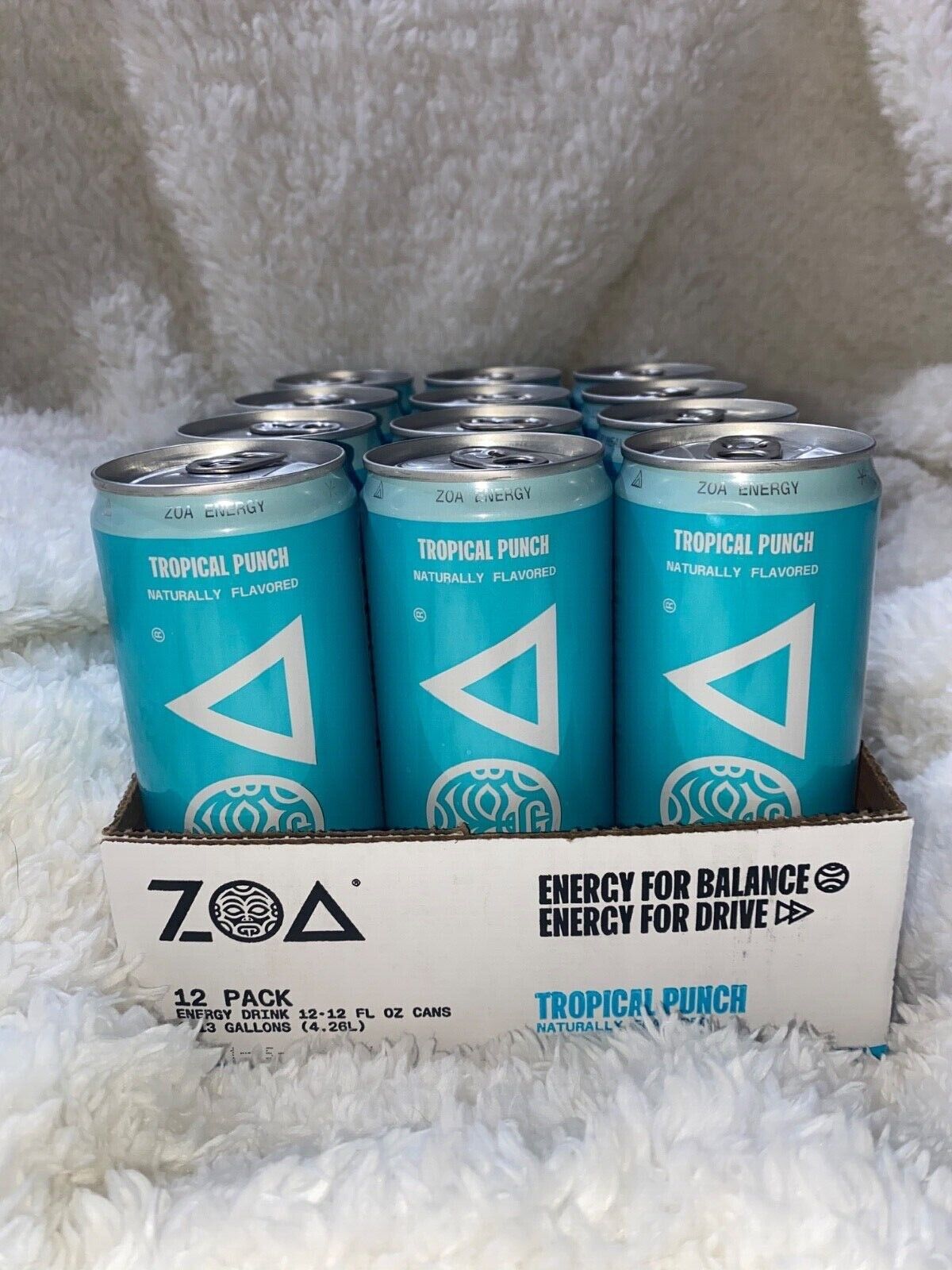Zoa Tropical Punch Zero Sugar Soda  12 Fl Oz Aluminum Can  0.0% ABV