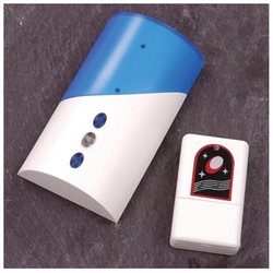 Hampton Direct Portable Waterproof Wireless Digital Doorbell Chime 80m Range