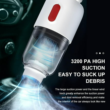 FengLS Car Vacuum Cleaner Wireless Portable Vacuum Cleaner Household Handheld Vacuum Cleaner Mini High-power Charging 09-Decor-10A#8532 Ideal Gift Car