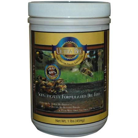 Mann Lake FD213 Ultra Bee Dry Feed Canister  1-Pound  Ultra Bee Dry Feed Contains 65 Percent Crude Protein and Is Ready to Feed When You Need..  by Br