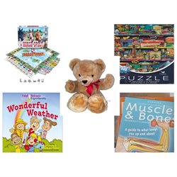 Children's Fun & Educational Gift Bundle - Ages 6-12 Years [5 Piece] No. Dbund-6-12-9585