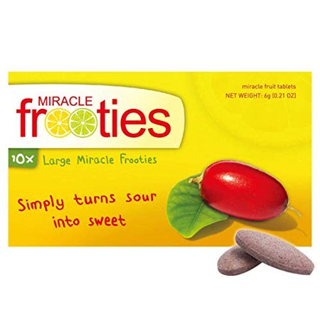 Miracle Frooties  Large Miracle Berry Tablet  100% Natural Grown Miracle Fruit  Turn Sour Sweet  Change Taste Buds  Flavor Tripping  Tiktok Magic Mira