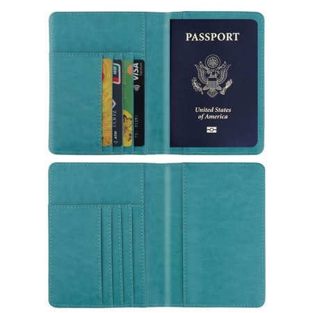 DDgui New Leather Passport Holder Wallet Cover Case RFID Blocking Travel Wallet DDgui WAA220920-5954