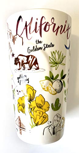 Starbucks California Double Walled Ceramic Travel Traveler Coffee Mug - 12 Oz