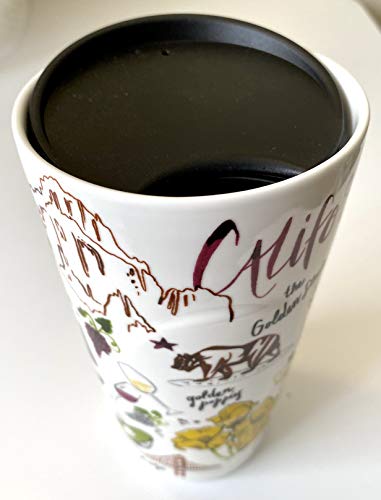 Starbucks California Double Walled Ceramic Travel Traveler Coffee Mug - 12 Oz thumbnail
