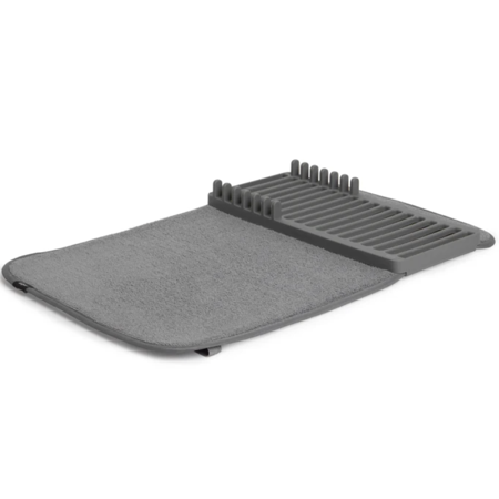 1pk Umbra Dish Drying Rack U0026 Mat in One – Charcoal 5674