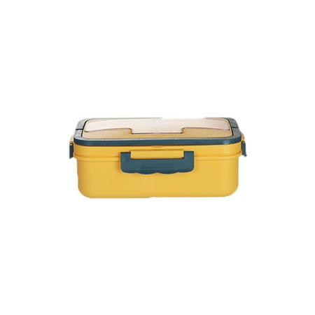 Usupdd Three Compartment Japanese Lunch Box with Tableware Microwave for Lunch Office Usupdd WEE220816-4888