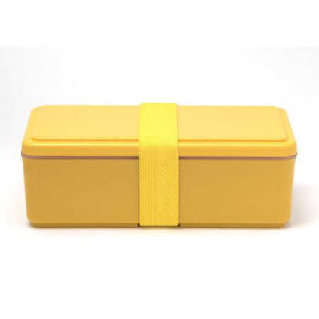 Miyoshi Seisakusho GEL-COOL Lunch Box Cooler Integrated Square SG Mango Yellow 0101-0036// Lunch Box