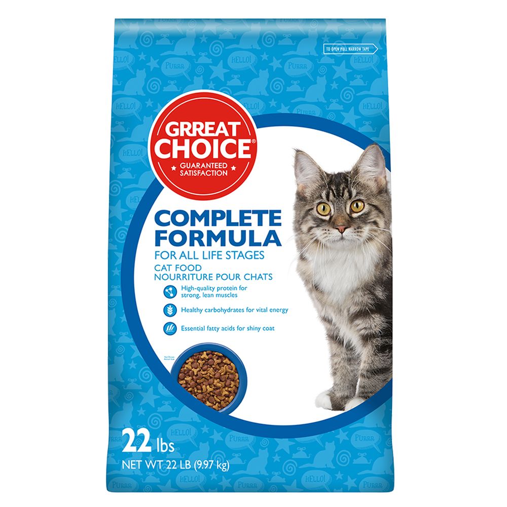 Grreat Choice&reg; Complete Formula Cat Food Size: 22 Lb