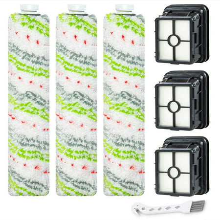Brush Drum and Filter Kit for Bissell Crosswave Cordless Max 2554