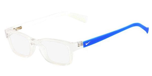 Nike 5513 Kids 009 Kids' Glasses Clear Size 49 - Free Lenses - HSA/FSA Insurance - Blue Light Block Available