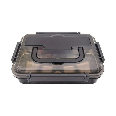 Buodes Lunch Boxes for Kids Portable Compartment Lunch Box Stainless Steel Student Insulation High School Student Large Office Worker with Lid Bento L