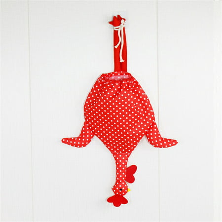 FengLS Cute and Fun Chick-Shaped Garbage Bag Canvas Storage Bag Hanging Bag 09-Home MM-19A#9764 Home MYFCute and Fun