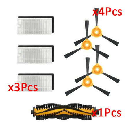 Usupdd New 8pcs N79 N79s Filter&Side&Main Brush for Ecovacs DEEBOT Robotic Vacuum Cleaner Usupdd WAA220817-9318