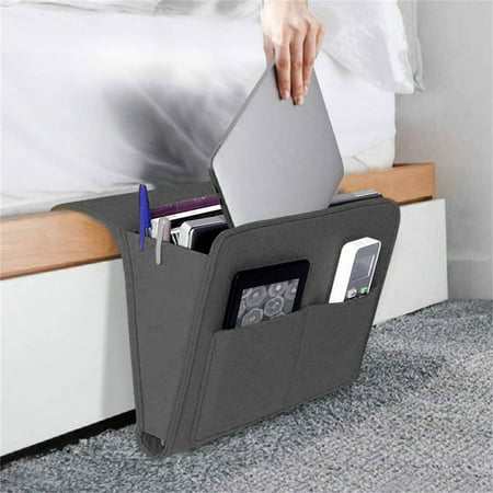 Usupdd Bedside Storage Bag Sofa Digital Remote Control Book Storage Bag Magazine Storage Hanging Bag Usupdd 2022 New Product WAA220906-6229