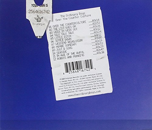 The Ordinary Boys Over the Counter Culture Taiwanese CD Album CDLP 2564-61674-2 Warner 2004 thumbnail