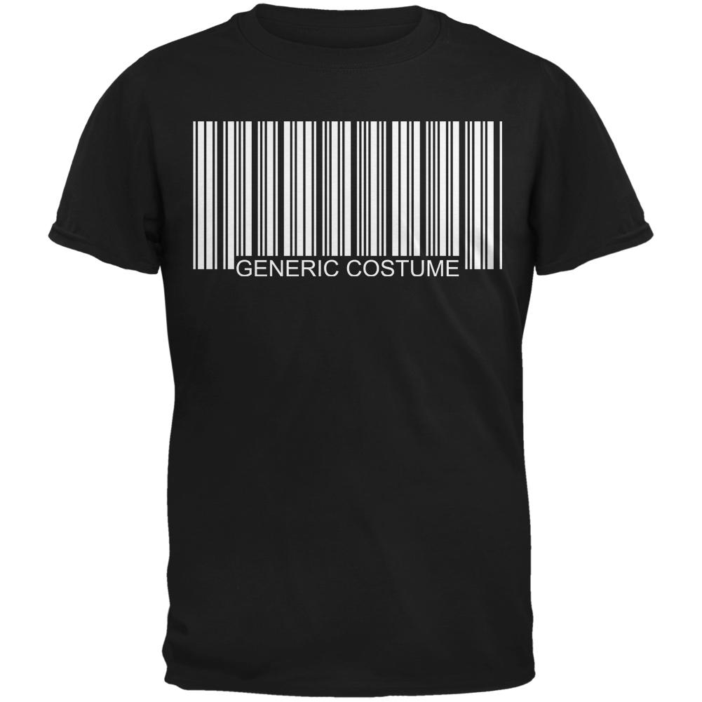 Halloween Generic Barcode Costume Black Youth T-Shirt - Youth Large