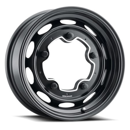 15x5.5 Mobelwagen 520B Interceptor Satin Black Wheel 5x205 (20mm)