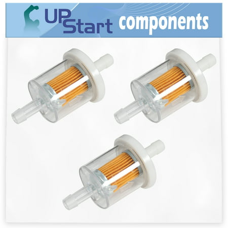 3-Pack 691035 Fuel Filter Replacement for Briggs & Stratton 161432-0036-02 - Compatible with 493629 Fuel Filter 40 Micron