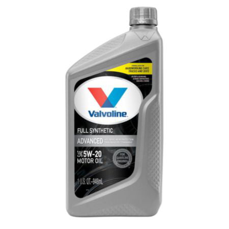 Valvoline Advanced Full Synthetic SAE 5W-20 Motor Oil  1 Quart