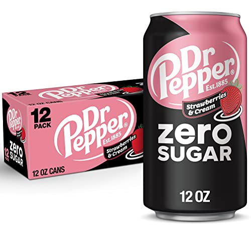 Dr Pepper Strawberries and Cream Zero Sugar