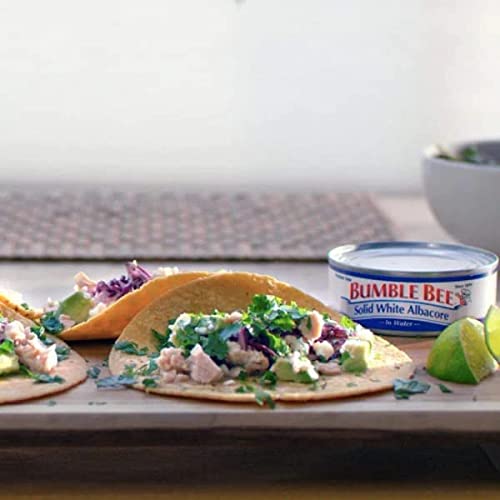 Bumble Bee Solid White Albacore Canned Tuna Fish in Water - Wild Caught, Dolphin Safe, Low Sodium, Gluten Free, Non-GMO - 5 Oz. Cans (2 Count) thumbnail