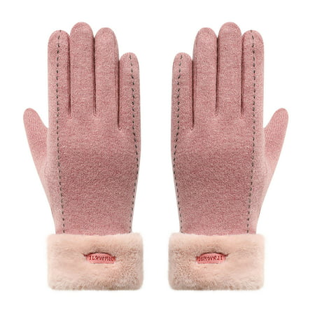 Miximx Womens Windproof Wrist Warm Gloves Winter Mittens Driving Ski Glove - for Gifts  Sport & Recreation Womens Windproof Wrist a-a#9332