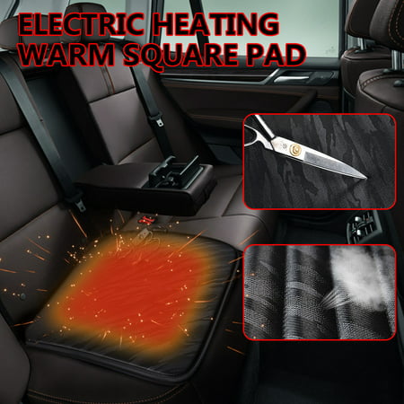 Usupdd New Car Heating Seat Cushion Single Seat Office Heating Small Square Cushion Usupdd WLL220830-2292