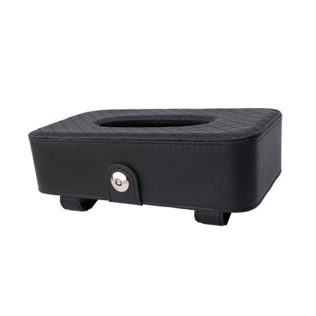 Car Sun Visor Napkin Holder Tissue Box Leather Paper Seat Box Auto Accessories - 2022 New Car Sun Visor 81DD2-#7668