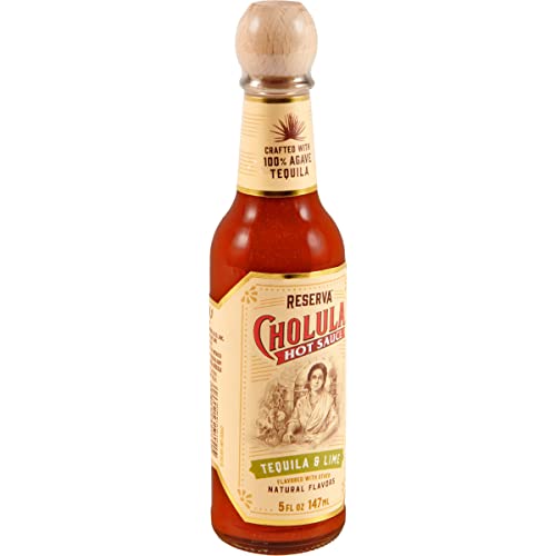 Cholula Tequila & Lime Reserva Hot Sauce (Crafted with 100% Agave Tequila)  5 Fl Oz