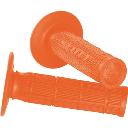 Scott Sports 233927-0036 Orange Radial Half Waffle Motorcycle Grips  the Radial Half Waffle Grip Features a Half Waffle Pattern on One Side and..  by 