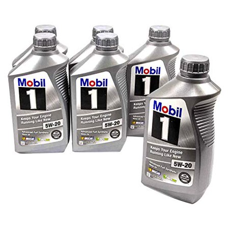 Mobil 1 Advanced Full Synthetic Motor Oil 5W-20  6-Pack of 1 Quarts