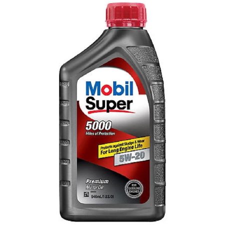 Mobil Super (120433-6PK 5W-20 Motor Oil - 1 Quart  (Pack of 6)