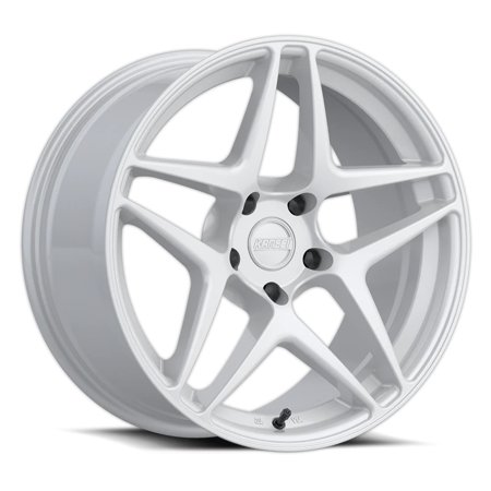 18x9 Kansei K15W Astro Gloss White Wheel 5x120 (22mm)