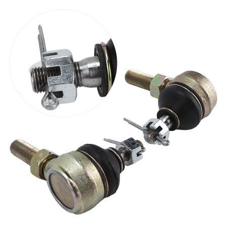 Cergrey 2pcs Tie Rod End Kit Left Right Thread Ball Joint Replacement for Club Car DS 1976‑2008 Electric Club Car 7540 7539