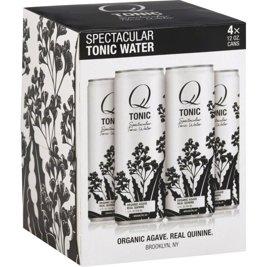 Q Tonic Tonic Water, 12 Fl Oz, 4 Pack, (Pack of 6)