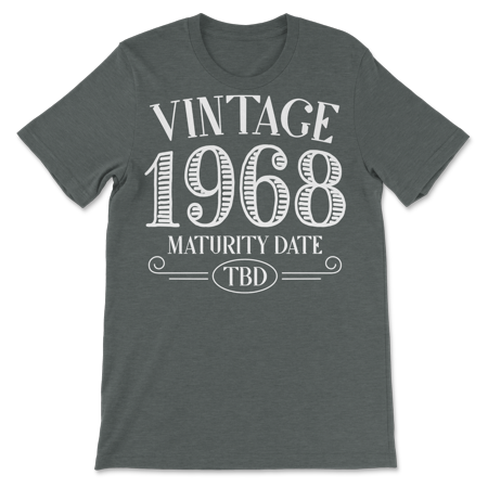 Born in Year 1968 Vintage Shirt - Maturity TBD