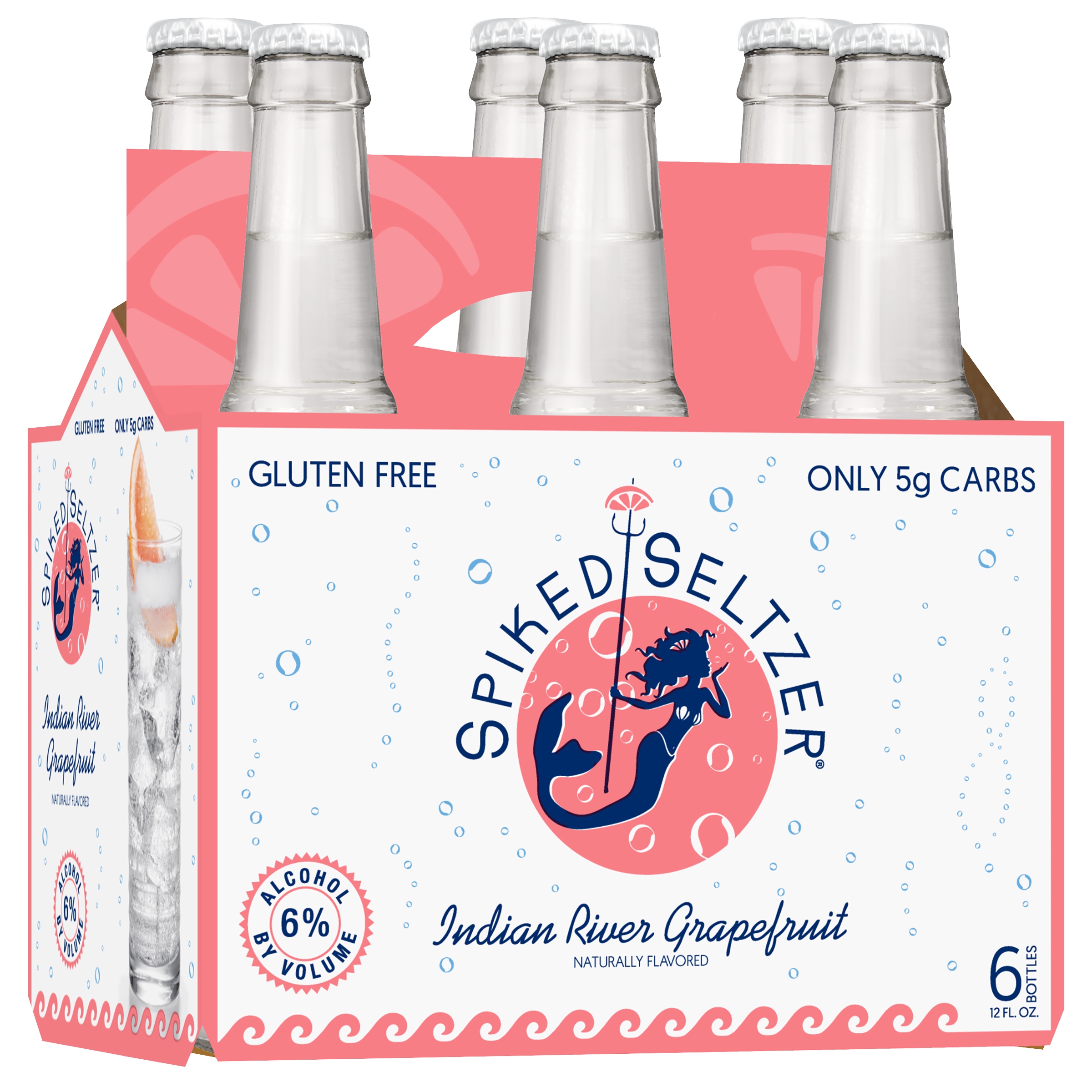 SpikedSeltzerÂ® Indian River Grapefruit Beer 6-12 Fl. Oz. Bottles