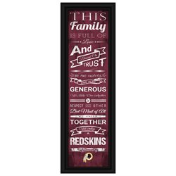 Washington Redskins Family Cheer Print 8