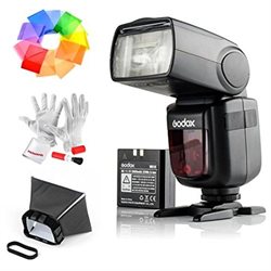 Godox Ving V860IIS 24G GN60 TTL HSS 18000s Li-on Battery Camera Flash Speedlite for Sony DSLR Cameras - 15S Recycle Time 650 Full Power Pops...