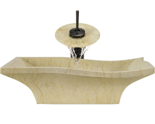 S10 Marble Vessel Oil Rubbed Bronze Bathroom Ensemble with Pop up Drain