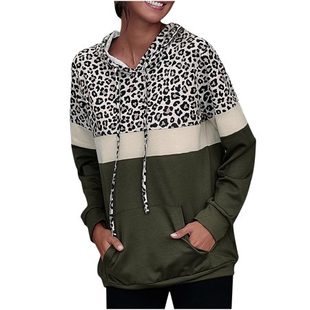 Sentmoom Sweatshirt for Women Hoodies Trendy  Tunic Slim Tshirt Long-Sleeve Keyhole T Shirt Drawstring Pullover Sweatshirts with Pocket Classic Trendy