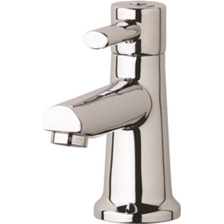 Chicago Faucets Deck-Mounted Single Supply Faucet, 4 in., 0.5 Gpm, Chrome-Plated Brass - 2476785